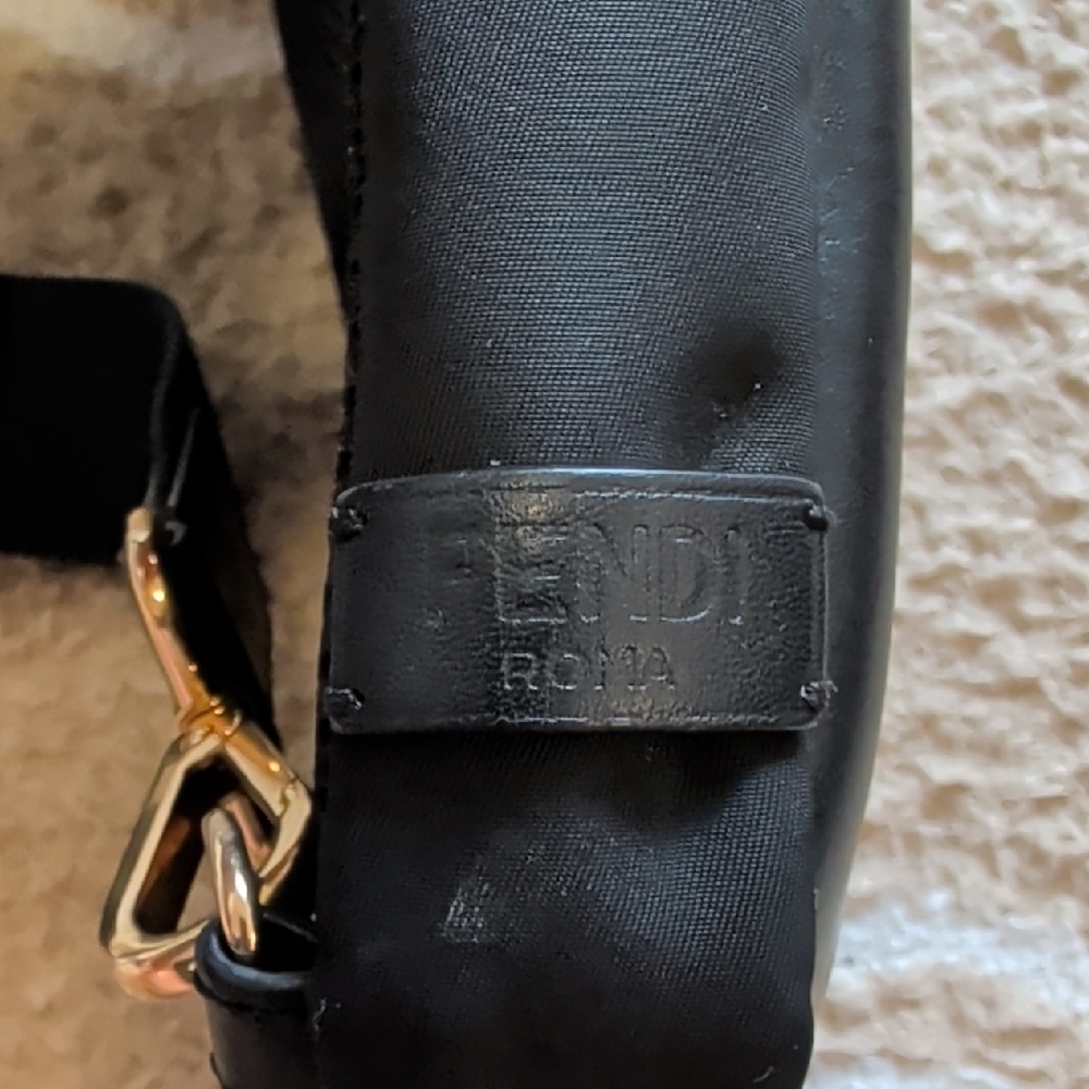 Fendi Monster Sling Bag Black/Gold *Flawed* - Picture 4 of 9